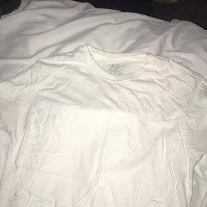 Plain white T-shirt